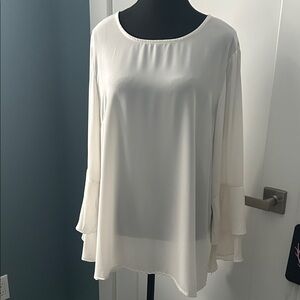 Chic Cream Women's Blouse